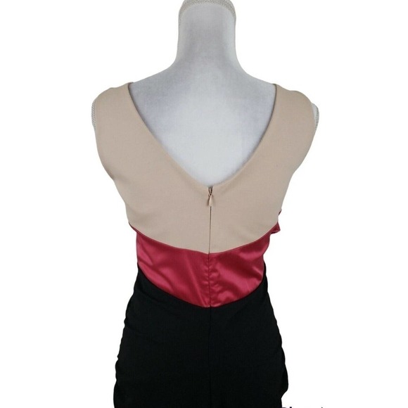 New York & Company ~Woman Size 4~ Black/Pink Sleeveless Stretch Dress NWT $74.95 - Picture 11 of 12